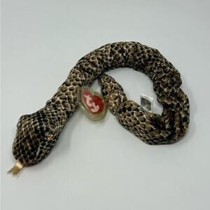 TY Beanie Baby THE SNAKE Chinese Zodiac 7.5" (26 inch stretched) NEW